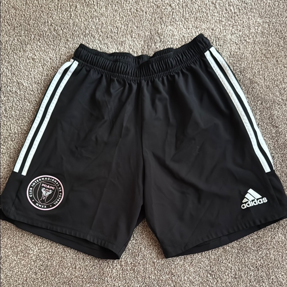 Inter Miami Adidas Black Men's Shorts